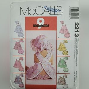 🧵4/$20🧵 McCall's 2213 Dress Panties Hat Sewing Pattern Uncut Size S-XL